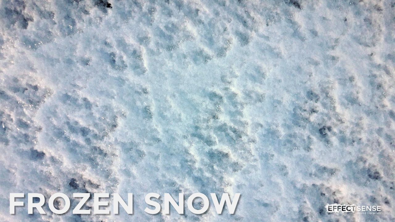 Frozen Snow Footstep Foley Sound Effects
